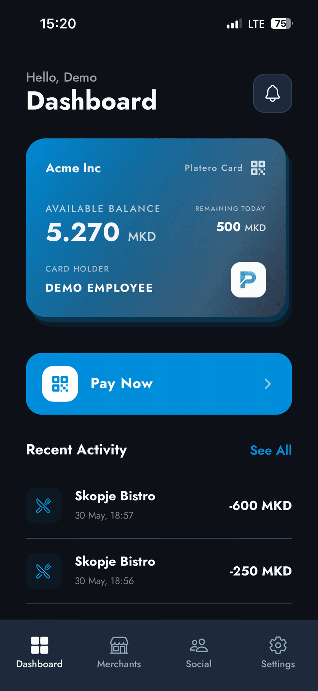 Platero Mobile App